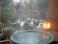 雪見の露天風呂
