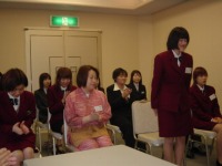 芳泉の入社式